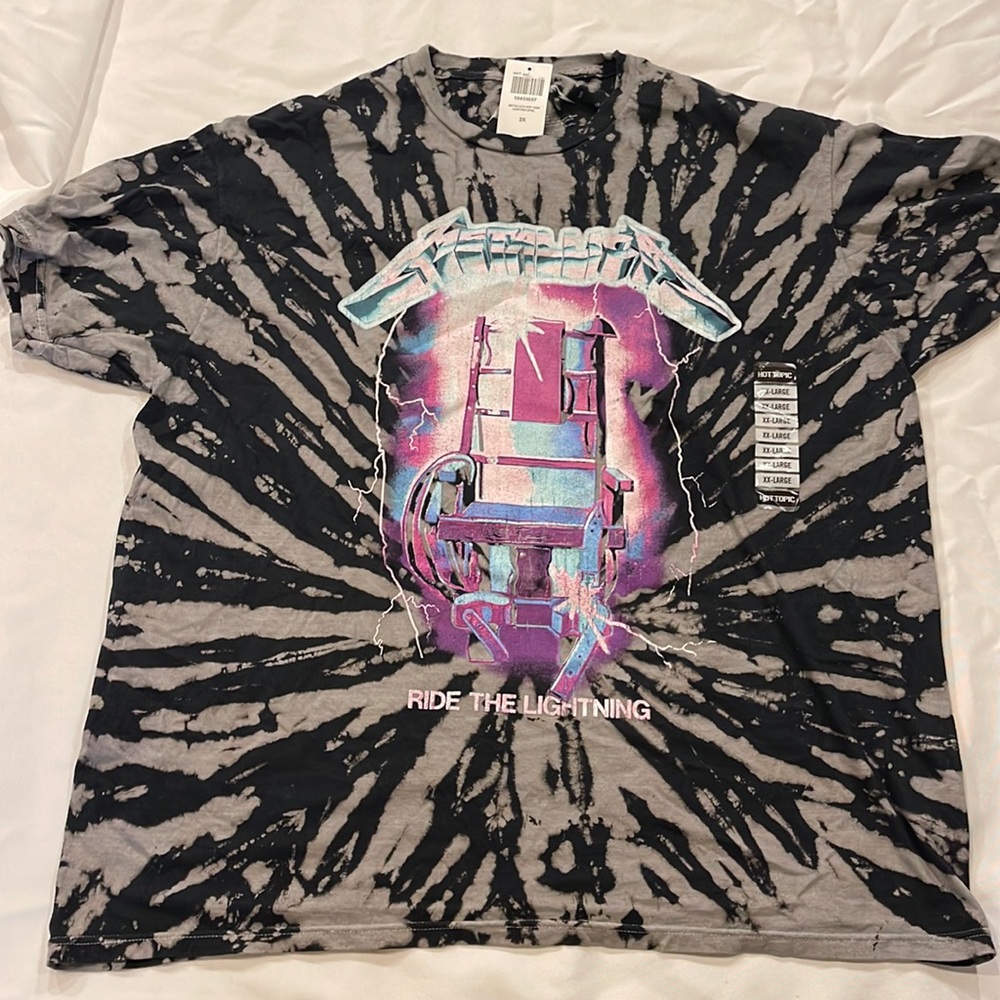 Metallica ride the lightning tee